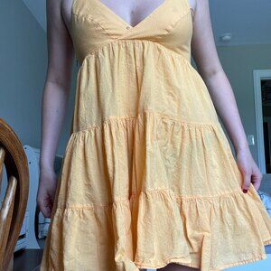 Yellow Mini Sundress